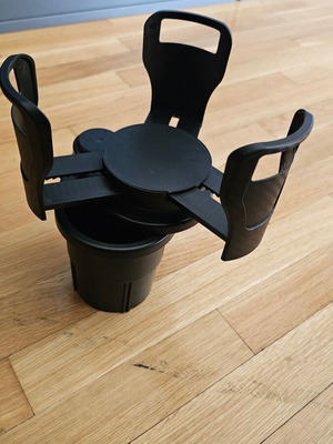 Adjustable double cup holder new