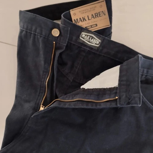 Vintage men's winter jeans Mak Laren 3XL like new, blue