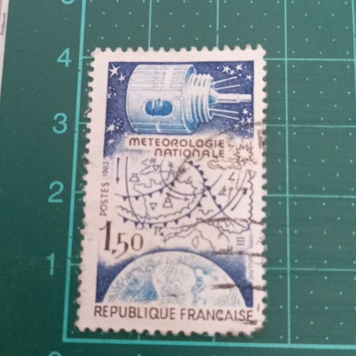 France Stamp 1983 National Meteorology like new