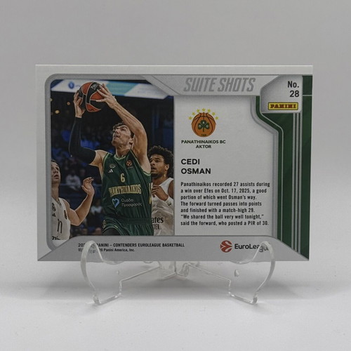 Cedi Osman Suite Shots card like new with sleeve and toploader