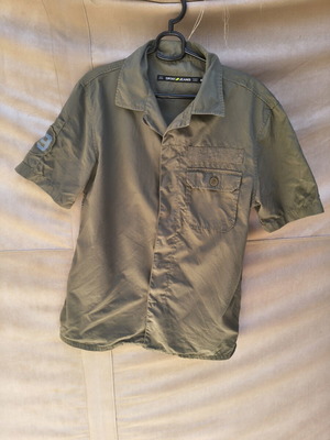 DKNY military shirt size M like new, green