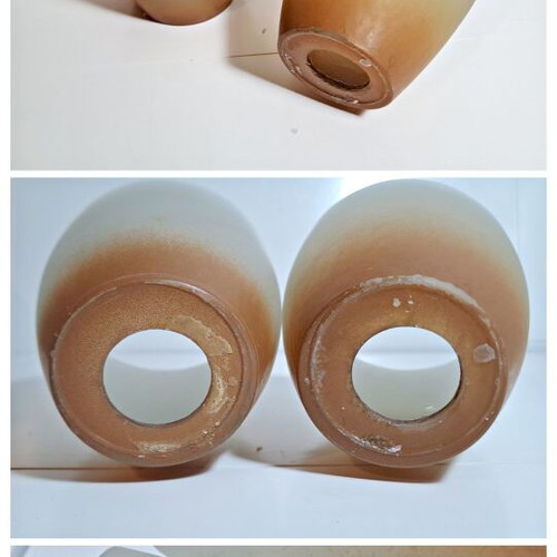 Lamp glass shades used, replacement pack