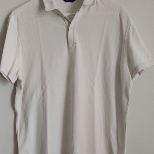 Massimo Dutti men's polo shirt like new, size L, white