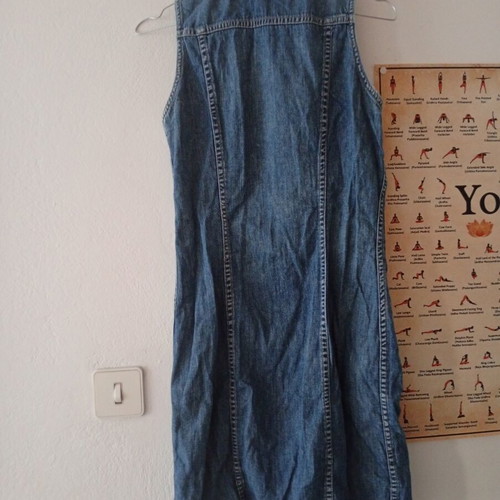 Big Star Denim Button-Up Dress Small Used, Blue
