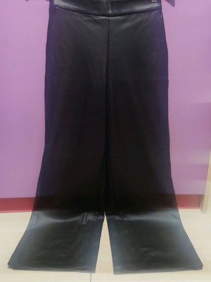 Vero Moda women's leather look pants black XS new