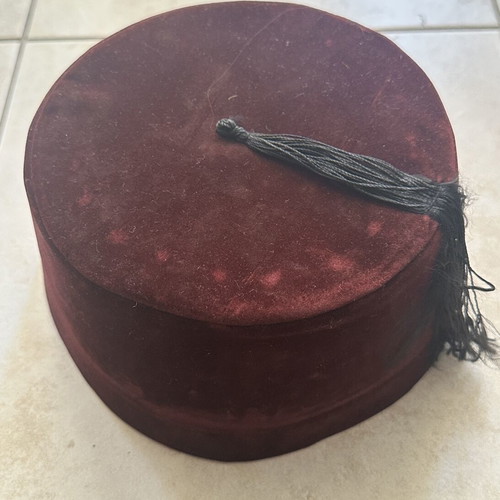 Bordeaux Ottoman Fesi Payitaht Fesi for Traditional Events