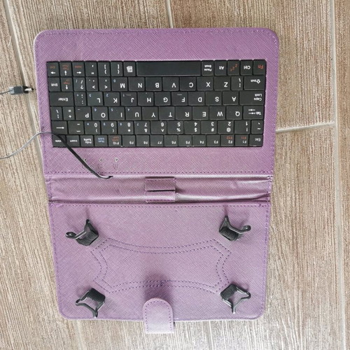 Tablet case like new with keyboard, size about 8 inches
