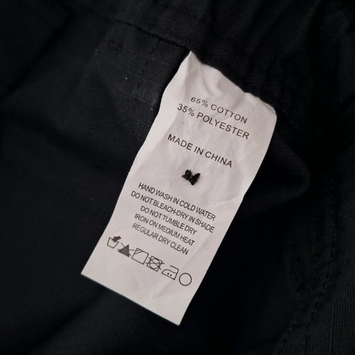 Corteiz cargo pants used, 4th anniversary, size S, black