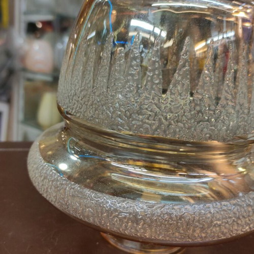 Replacement glass lamp shade 6Φ like new, height 27.5cm