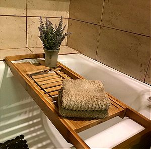 Ξύλινη βάση για την μπανιέρα!!! Wooden base for the bathtub!!!