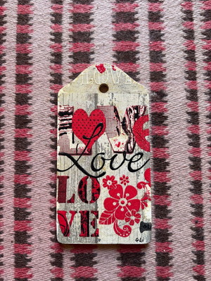 Decoupage frame new handmade