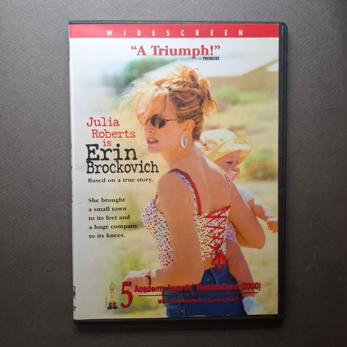 Erin Brockovich DVD like new, drama historical biography