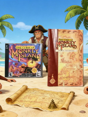 The Curse of the Monkey Island PC παιχνίδι μεταχειρισμένο, adventure
