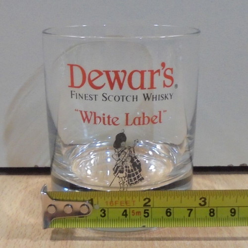 Dewar's Scotch Whisky set of two promotional glasses used
