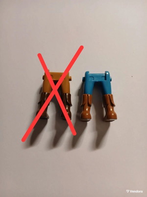 Playmobil πόδια κάτω άκρα 3 τεμάχια σαν καινούργια