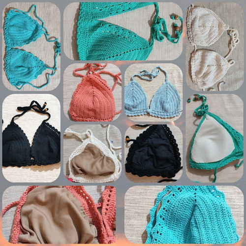Handmade knitted swimwear new, one size fits M-XL