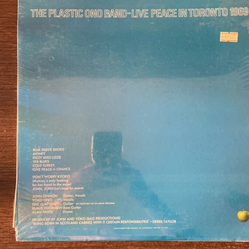 Live Peace In Toronto 1969 vinyl mint condition