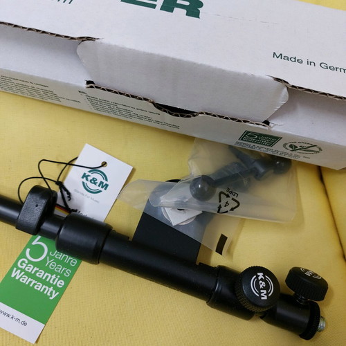 Mic boom extension arm KONIG+MEYER new, black