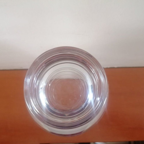 Crystal vase J.G. Durand used, simple and elegant