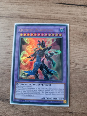 Quintet Magician Yu-Gi-Oh! card mint, 1st edition, ultra rare