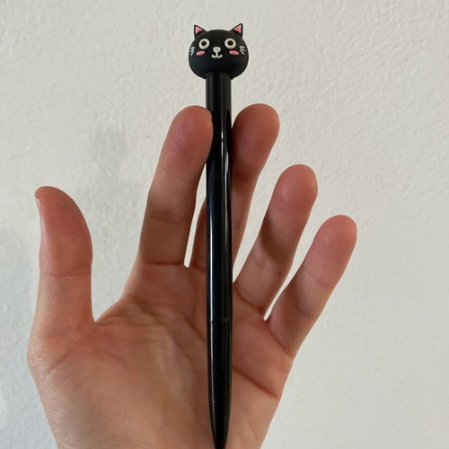 Paperchase pen with cat design like new