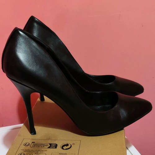 Steve Madden leather women's pumps like new, black, size 42