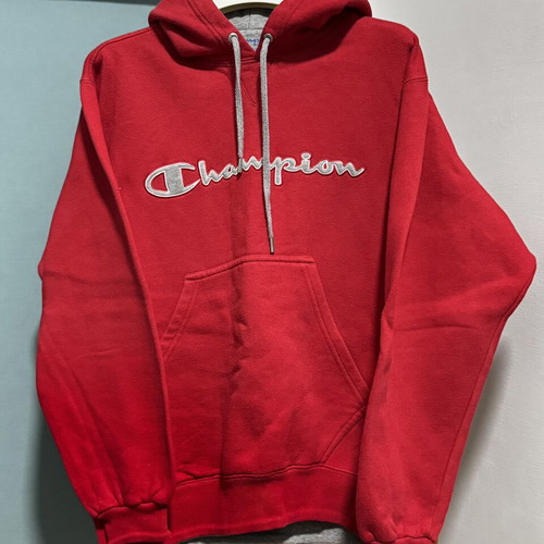 Champion sweater footer red used, size S