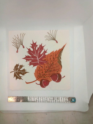 Collectible napkin D'70 unique