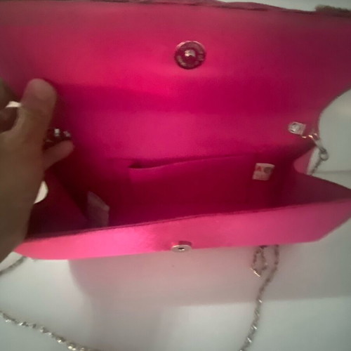 Evening shoulder bag like new with chain
