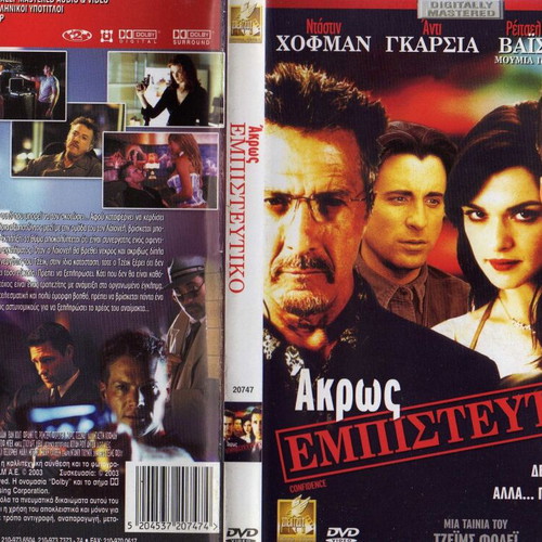 Confidence - Akros Empisteftiko DVD used with subtitles