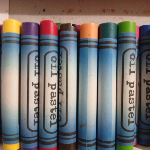 Pelikan vintage oil pastels like new, 29 pieces
