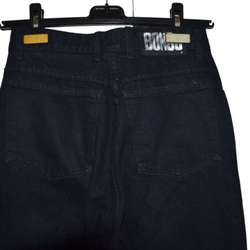 Mom jeans women's black high-waisted denim pants Bongo like new
