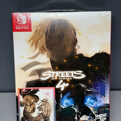 Streets of Rage 4 Limited Run Classic Edition Nintendo Switch new
