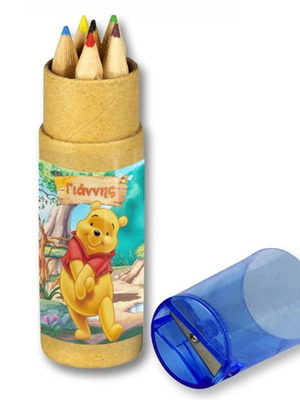Winnie the Pooh Colored Pencils 10pcs new with name
