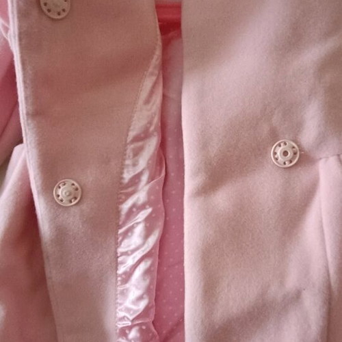 Marasil coat 12 months 80 cm like new pink for girl