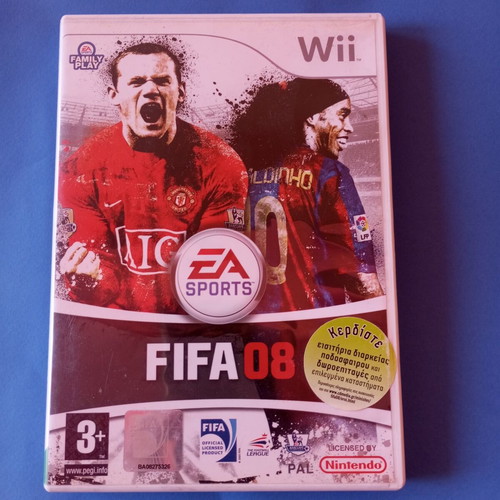 FIFA 08 Nintendo Wii game used, football