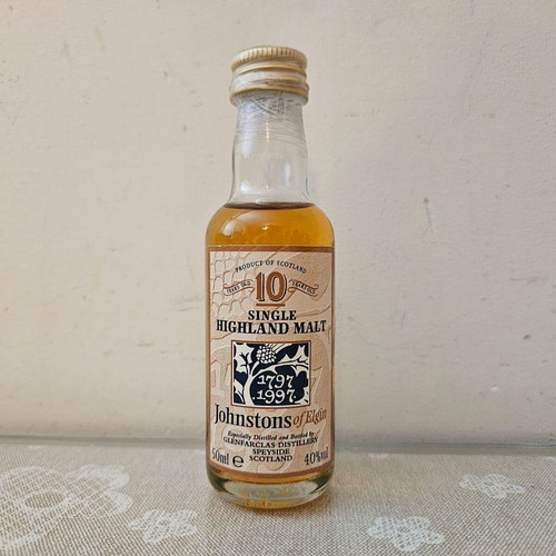 Glenfarclas 10yo Johnstons of Elgin single malt whisky miniature new