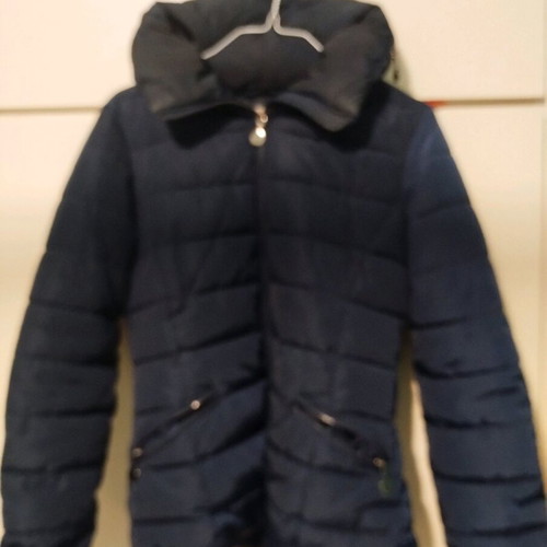 Calliope women's jacket with hood, blue, size M, like new