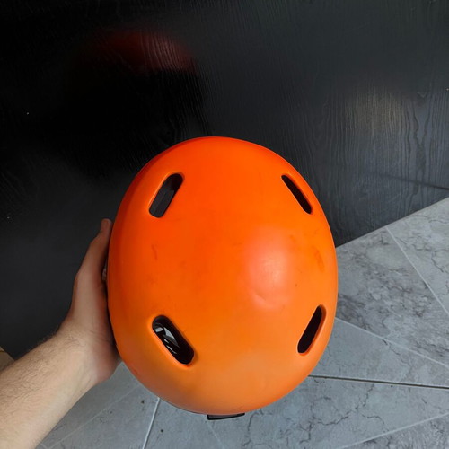 GT City Pro bicycle helmet, orange, size L