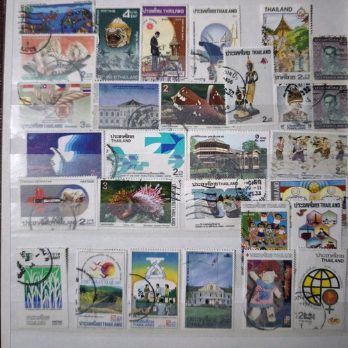 Thailand collectible lot of 30 stamps like new