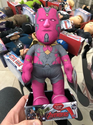 Vision Avengers Age Of Ultron Movie 10” Plush Figure Marvel New
