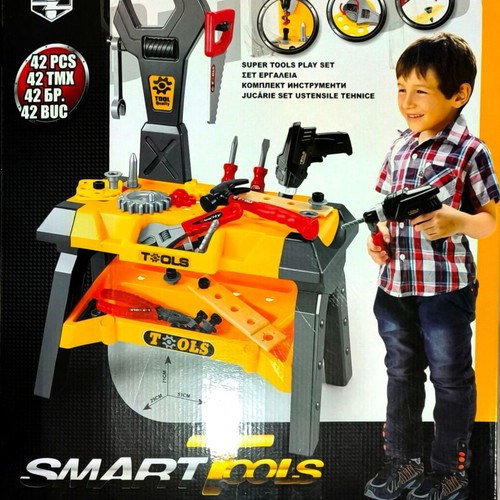 Smart Tools Deluxe Tool Set with Workbench for Kids