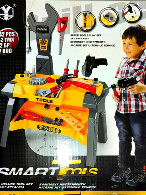 Smart Tools Deluxe Tool Set with Workbench for Kids