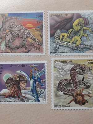 Postage Stamps Somalia 2002 Insects like new