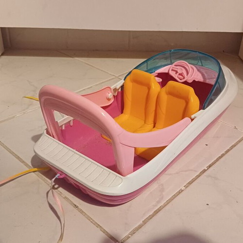 Barbie airplane, car and speedboat toy set