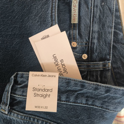 Calvin Klein Jeans Standard Straight new, blue, size L