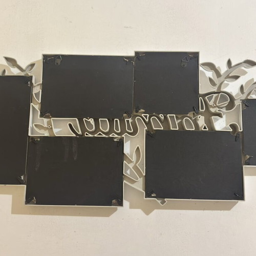 Plastic photo frame Family with 6 openings, like new