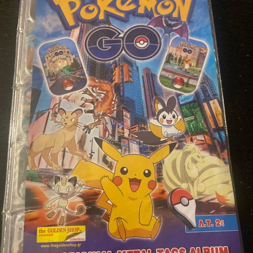 Pokémon Go album used with rare Pokémon tags