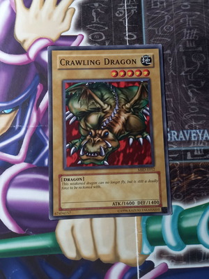 Crawling Dragon Yu-Gi-Oh! card near mint condition