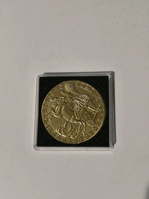 Metal Sagittarius zodiac coin new, excellent quality
